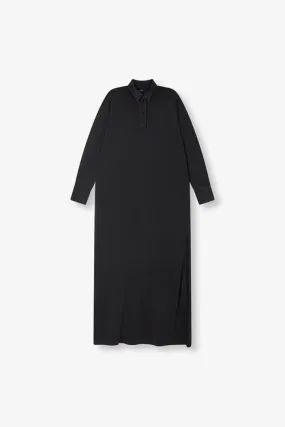 ALIX, 2407354716 MAXI POLO DRESS917 CHARCOAL GREY