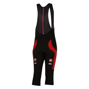 Castelli Velocissimo 3 bibknicker 3/4 fietsbroek zwart/rood heren