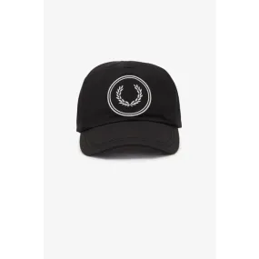 Fred Perry Circle branded matt poly cap