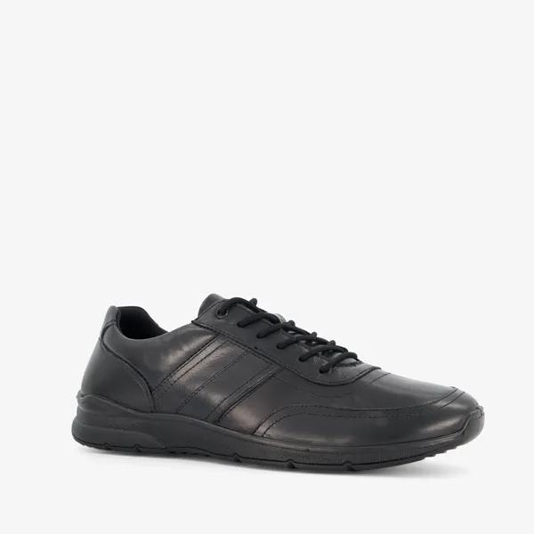 Hush Puppies leren heren veterschoenen zwart