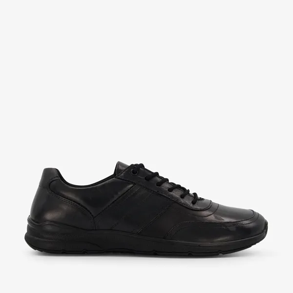 Hush Puppies leren heren veterschoenen zwart