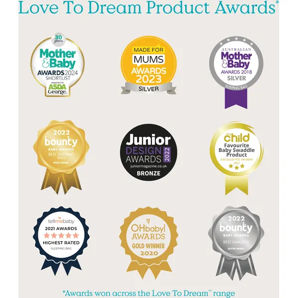 Love to dream  ™ Swaddle Up™ Rugzak white 