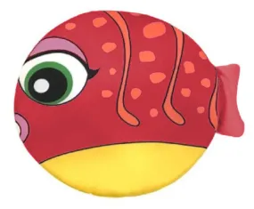 Splash frisbee Animal 20 cm foam rood/geel